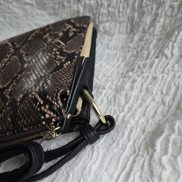 Crossbody or Shoulder Purse Bag Snake Print‎ Chic multiple pockets NWOT - Picture 7 of 13
